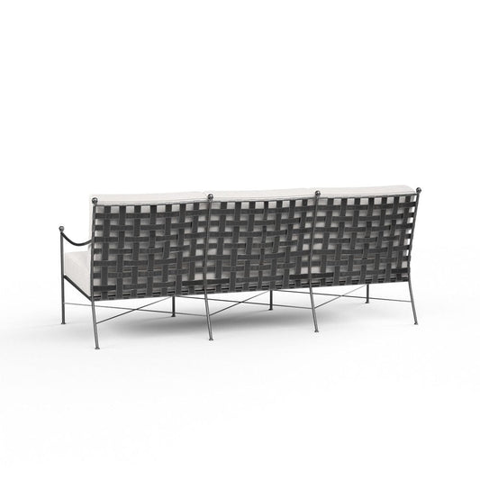Sunset West - Provence Sofa in Canvas White w/ Self Welt - Blacks - SW3201-23-57003 view 2