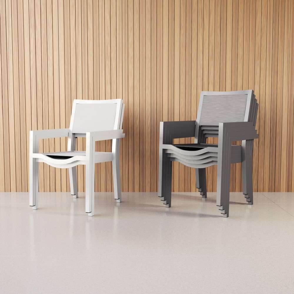 Sunset West - Vegas Stackable Sling Dining Chair - SW1201-1 veiw 4