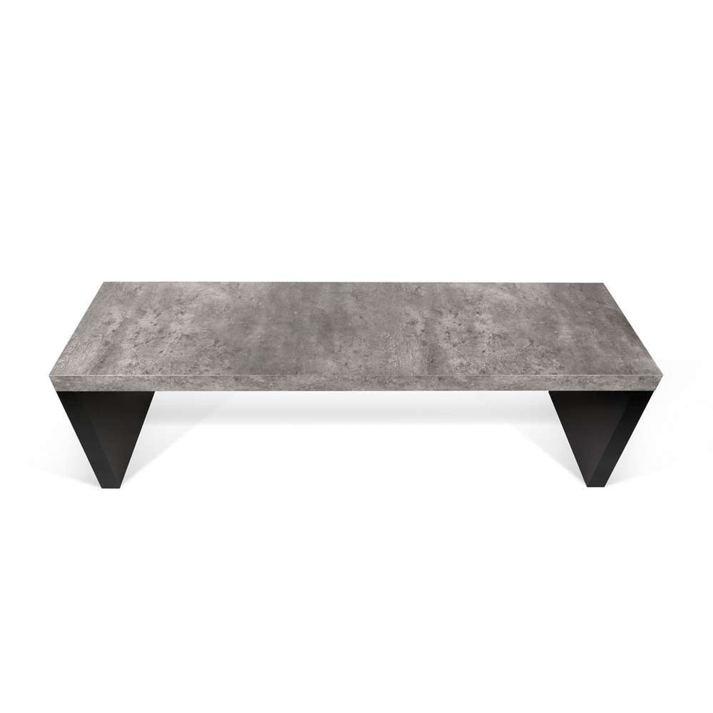 TEMAHOME - Detroit Bench in Concrete and Pure Black - 9000130663 veiw 6