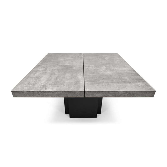TEMAHOME - Dusk 51in Dining Table in Concrete Look / Pure Black - 9500613234 veiw 2