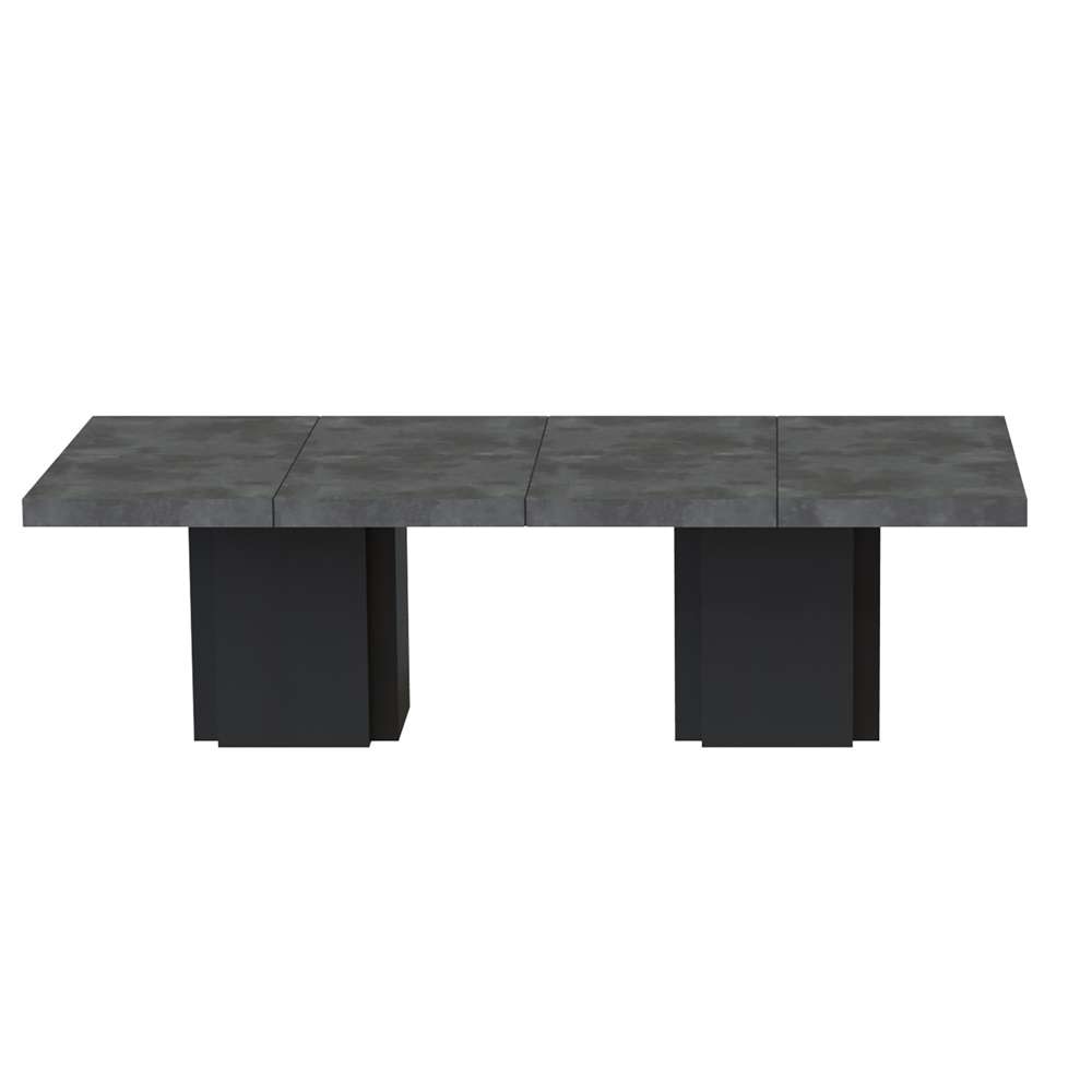 TEMAHOME - Dusk Conference Table in Concrete Look / Pure Black - 9500613241 veiw 1