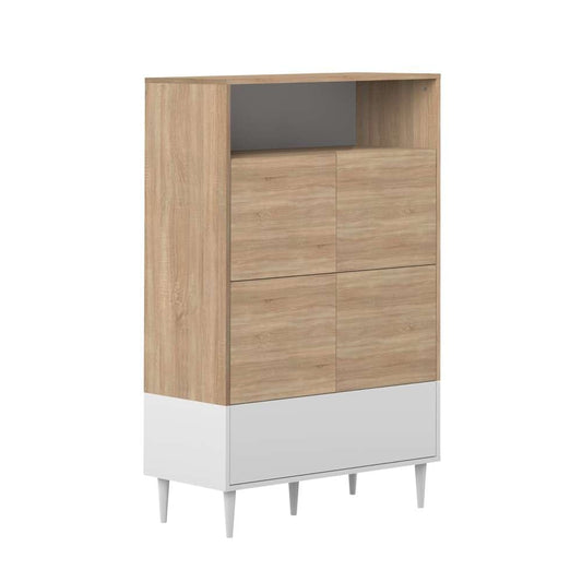 TEMAHOME - Horizon High Sideboard in Natural Oak Color / White - X4150X0303A01 veiw 2
