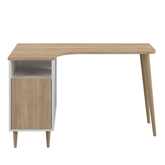 TEMAHOME - Nook Desk in White / Natural Oak Color - X1203X6234X00 veiw 2