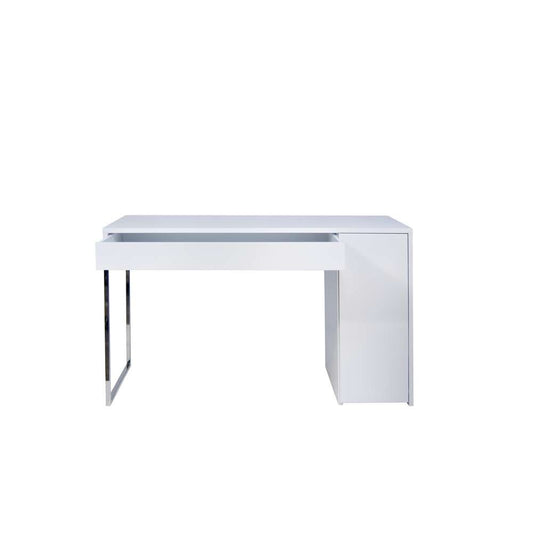 TEMAHOME - Prado Home Office Desk in Pure White / Chrome - 9500052514 veiw 2