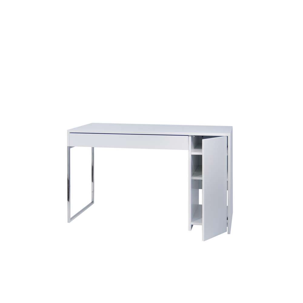 TEMAHOME - Prado Home Office Desk in Pure White / Chrome - 9500052514 veiw 5