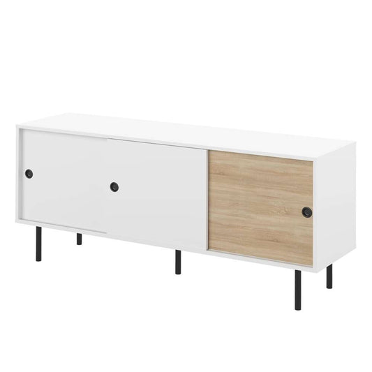TEMAHOME - Zip Low Sideboard in White / Natural Oak Color - E4113A2103A87 veiw 2