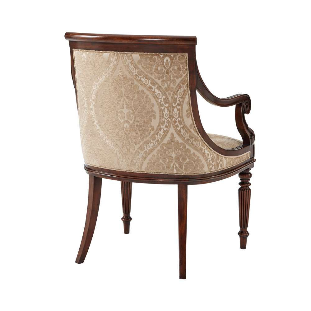 Theodore Alexander - Althorp Living History Floris Armchair (Set of 2) - AL41087.1ANU veiw 2