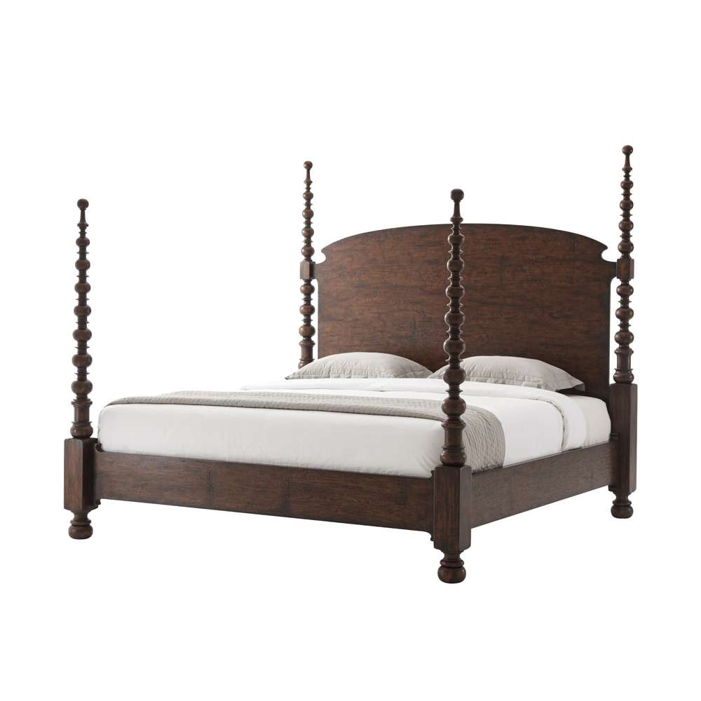 Theodore Alexander - Althorp Victory Oak Naseby US King Bed - AL83022 veiw 1