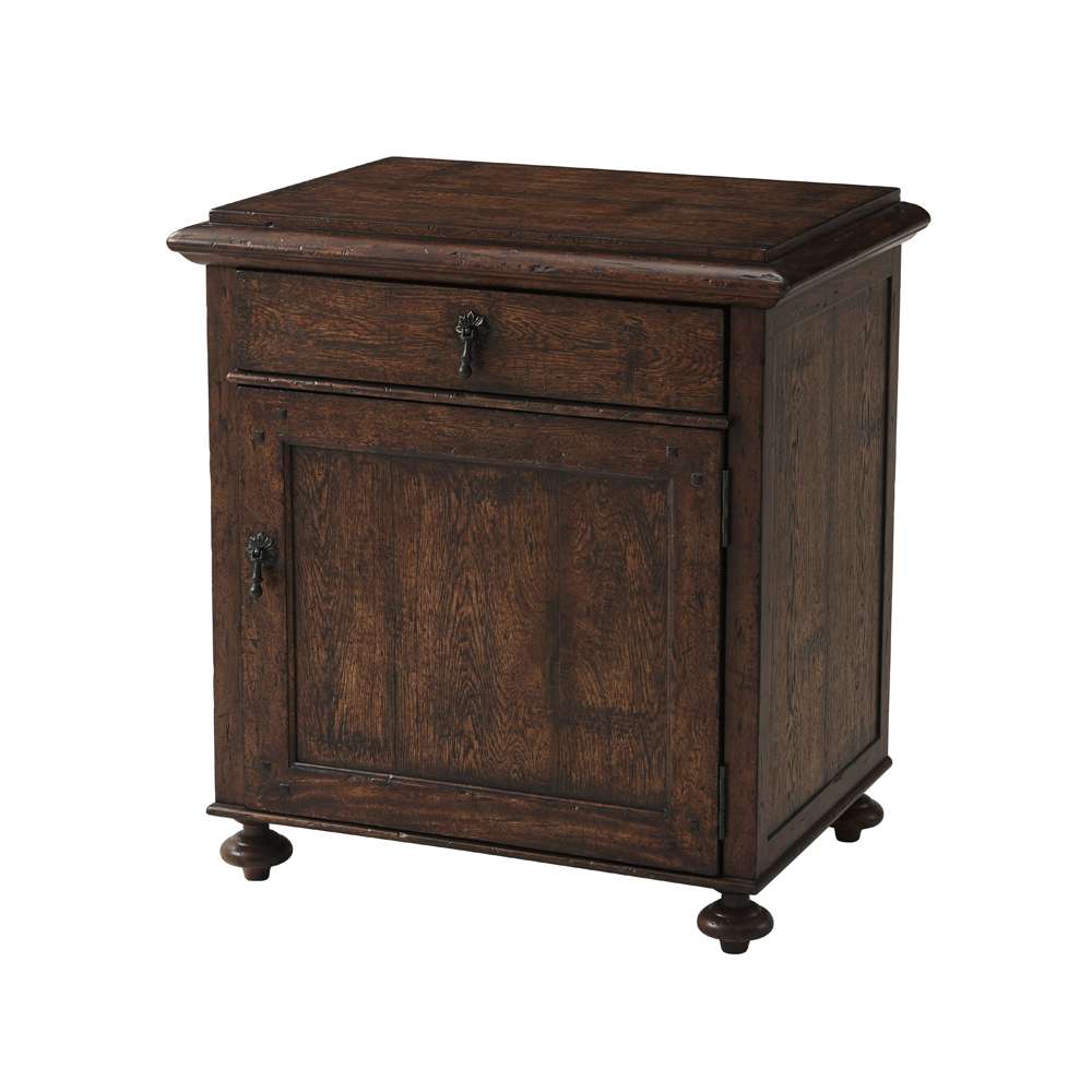 Theodore Alexander - Althorp Victory Oak Oliver Bedside Table - AL60050 veiw 1