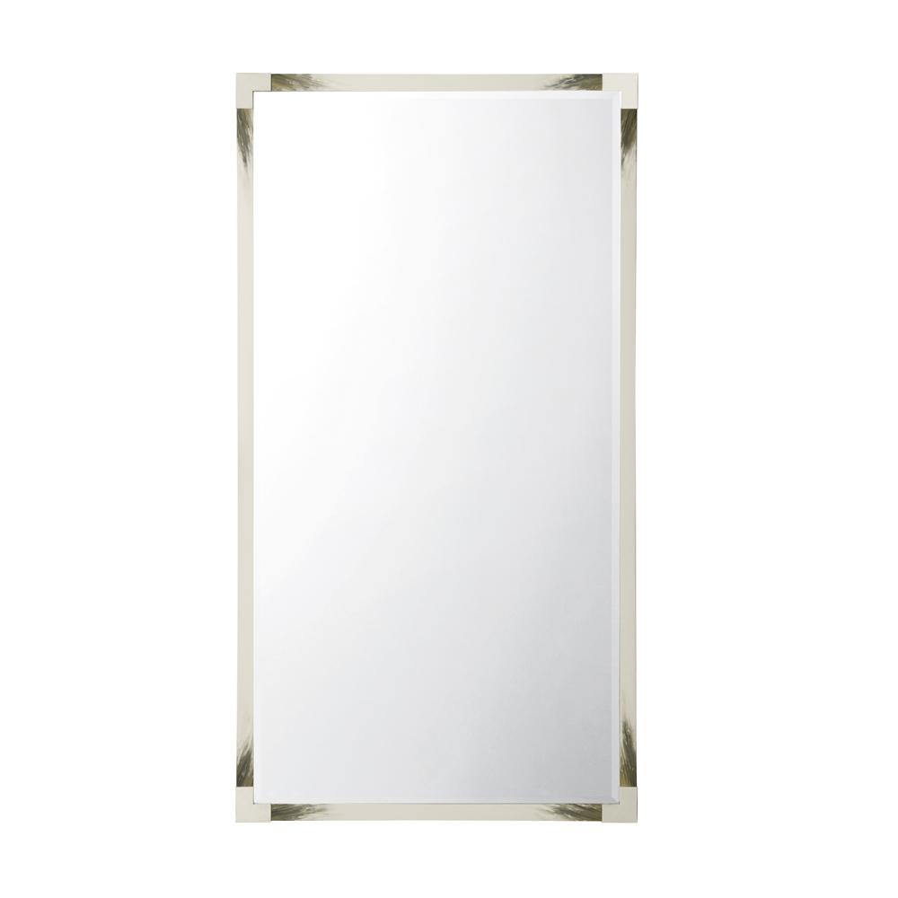 Theodore Alexander - Cutting Edge Floor Mirror Longhorn White - 3102-453 veiw 1