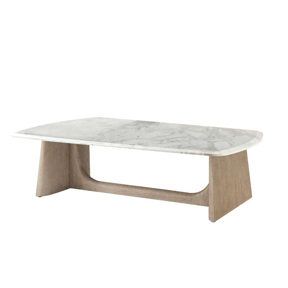 Theodore Alexander - Repose Wooden Coffee Table Marble Top - TA51110.C322 veiw 1