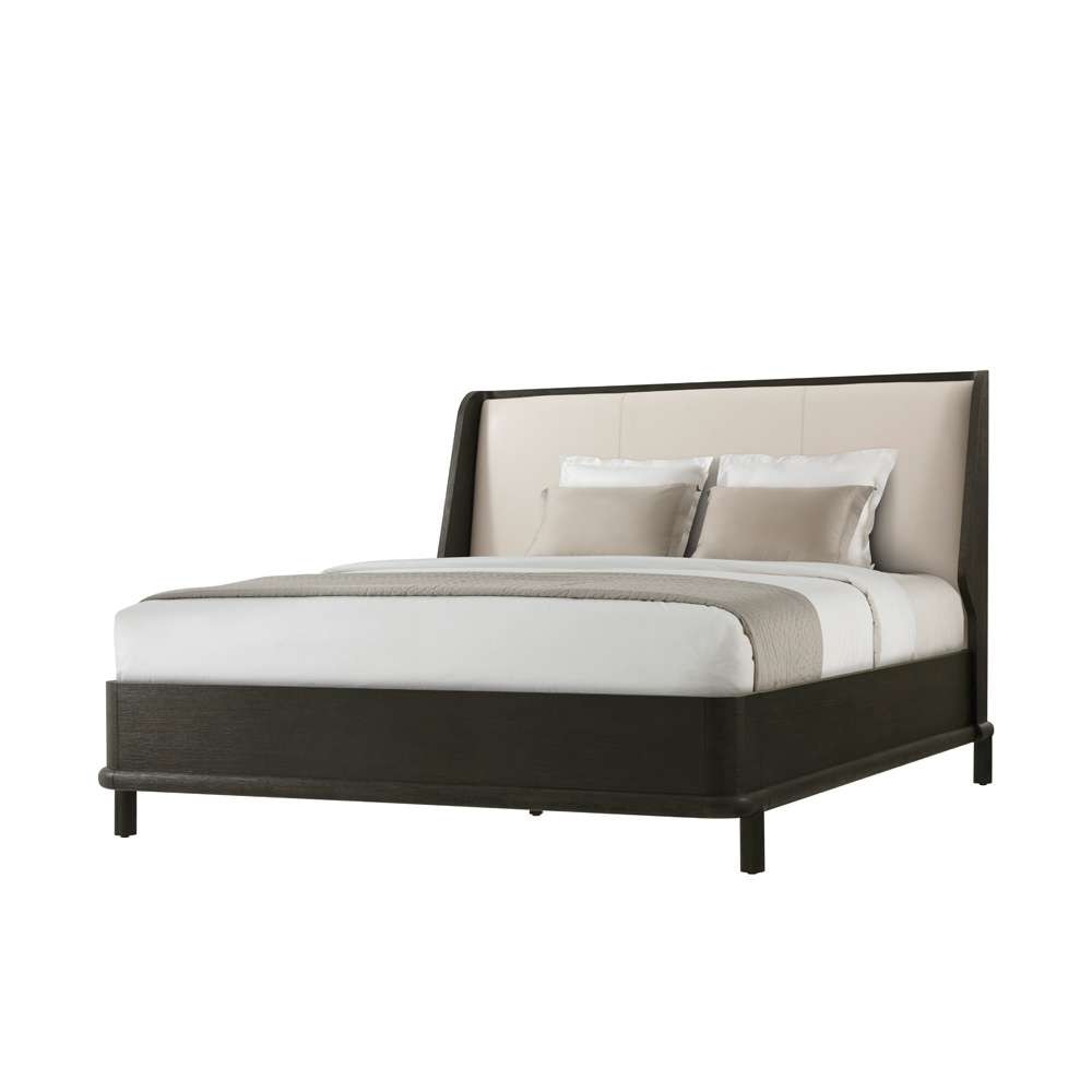 Theodore Alexander - Repose Wooden with Upholstered Headboard Cal. King Bed - TA84027.2BHH veiw 1