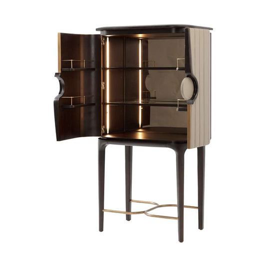 Theodore Alexander - The Steve Leung Collection Billowy Bar Cabinet - SLD61018.0CPC_CLOSEOUT veiw 2