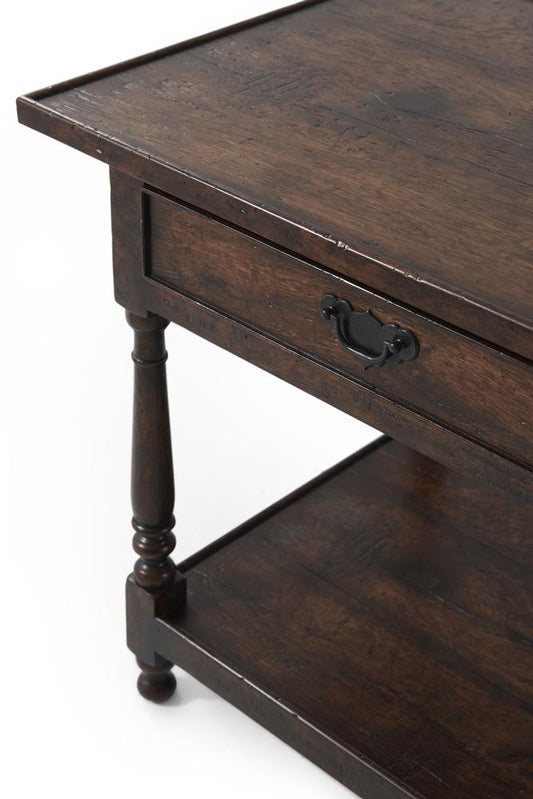 Theodore Alexander - Victory Oak ButlerS Side Table - AL50159 veiw 2