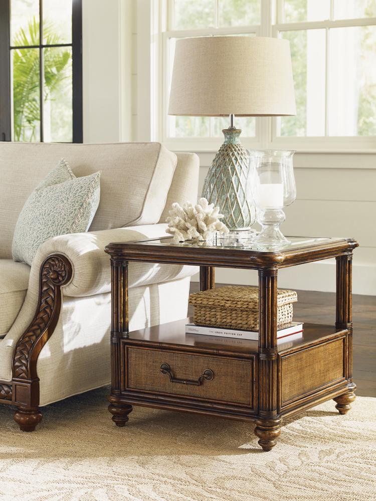 Tommy Bahama Home - Bali Hai Bimini Square End Table - 593-955 veiw 3