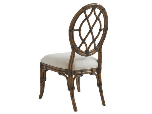 Tommy Bahama Home - Bali Hai Cedar Key Oval Back Side Chair - 593-886-01 veiw 2