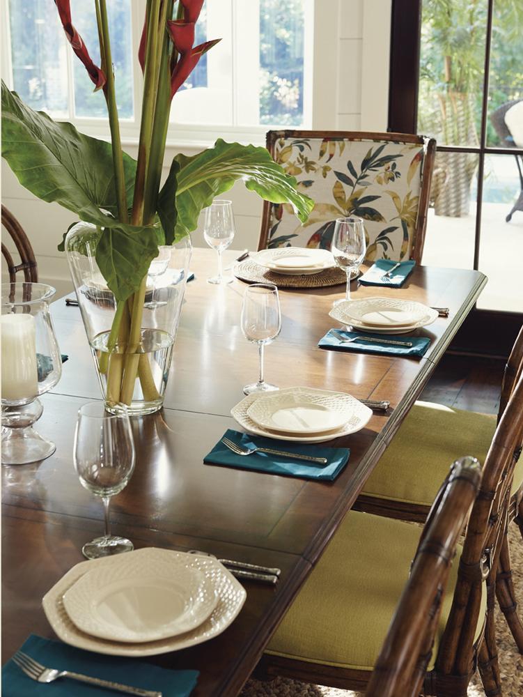 Tommy Bahama Home - Bali Hai Fischer Island Extendable Double Pedestal Dining Table - 593-876C veiw 10