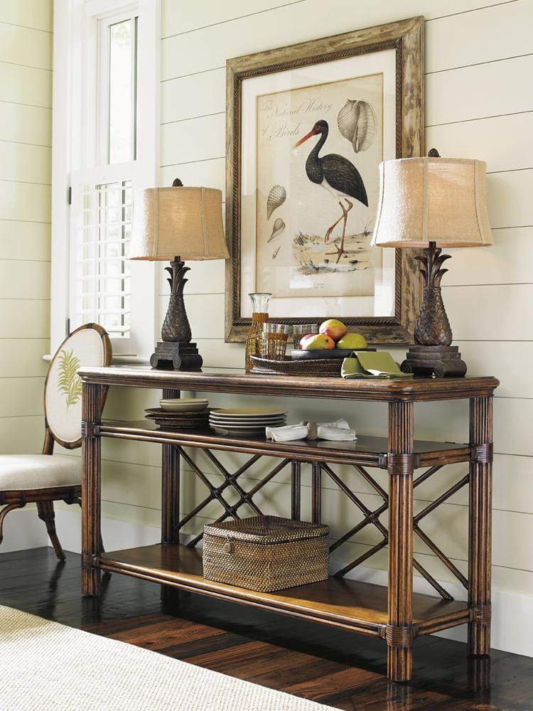 Tommy Bahama Home - Bali Hai Islander Console With Glass Top - 593-967 veiw 3