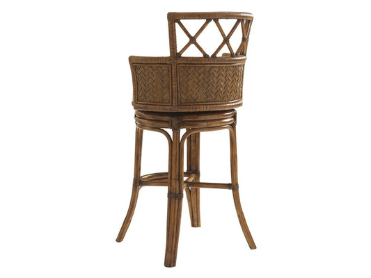 Tommy Bahama Home - Bali Hai Kamala Bay Swivel Bar Stool - 593-816-01 veiw 2