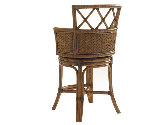 Tommy Bahama Home - Bali Hai Kamala Bay Swivel Counter Stool - 593-815-01 veiw 2