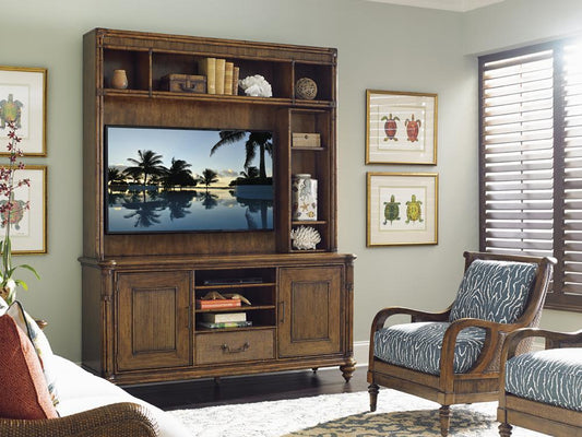Tommy Bahama Home - Bali Hai Pelican Cay Entertainment Wall Unit - 593-908_593-918 veiw 2