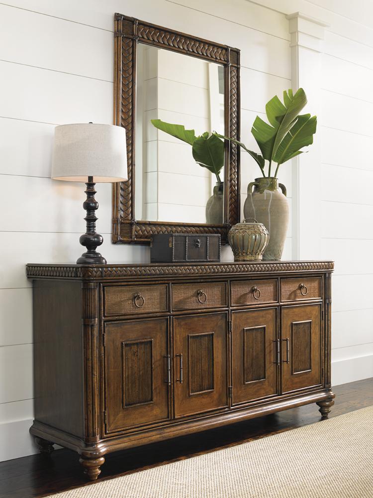 Tommy Bahama Home - Bali Hai Sunrise Landscape Mirror - 593-205 veiw 4