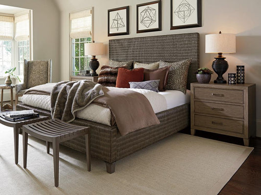 Tommy Bahama Home - Cypress Point Driftwood Isle Woven King Platform Bed - 562-134C veiw 2