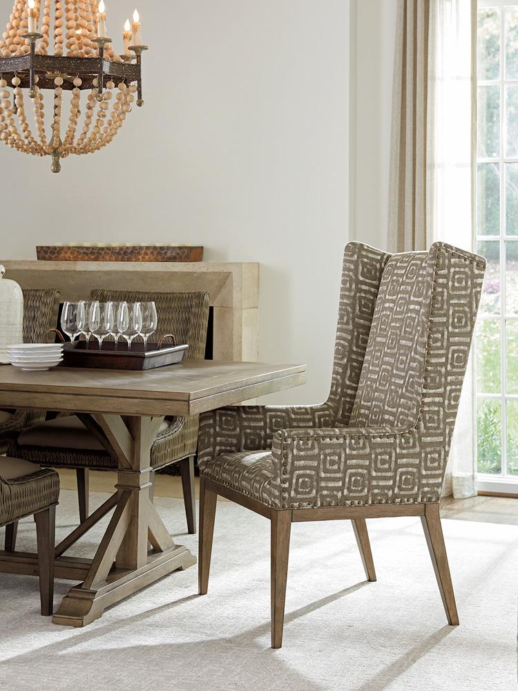 Tommy Bahama Home - Cypress Point Milton Host Chair, Hatteras Gray - 561-885-41 veiw 3