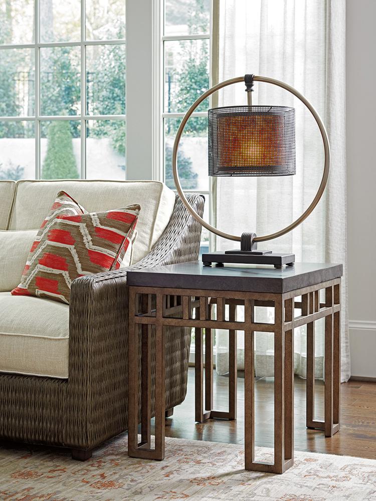 Tommy Bahama Home - Cypress Point Montera Travertine End Table - 561-953 veiw 3