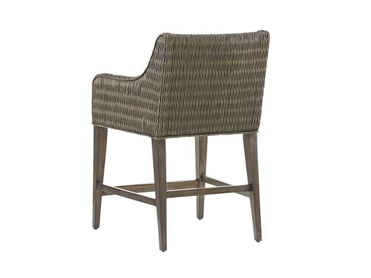 Tommy Bahama Home - Cypress Point Turner Woven Counter Stool - 562-895-01 veiw 2