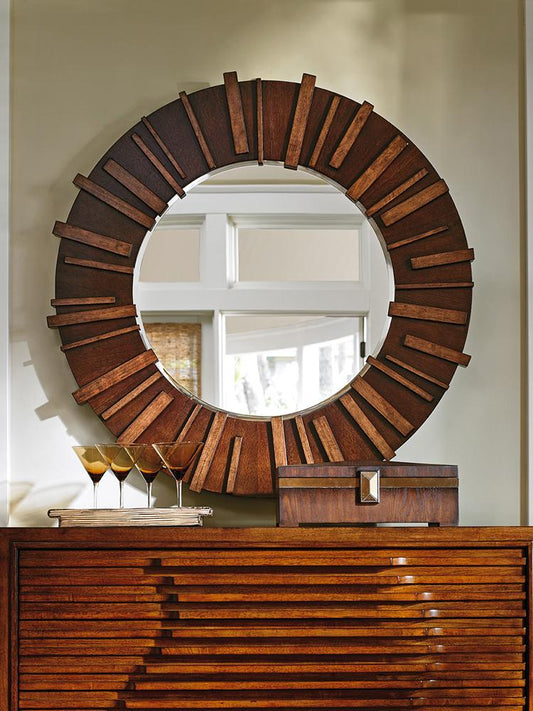 Tommy Bahama Home - Island Fusion Kobe Round Mirror - 556-201 veiw 2