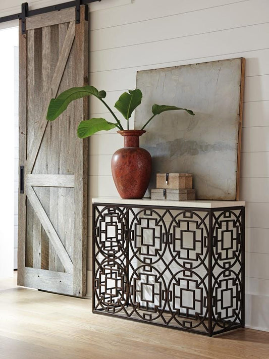 Tommy Bahama Home - Los Altos Ackermann Metal Console - 566-967 veiw 2
