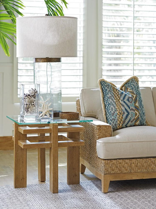 Tommy Bahama Home - Los Altos Calcutta Square End Table - 566-955C veiw 2