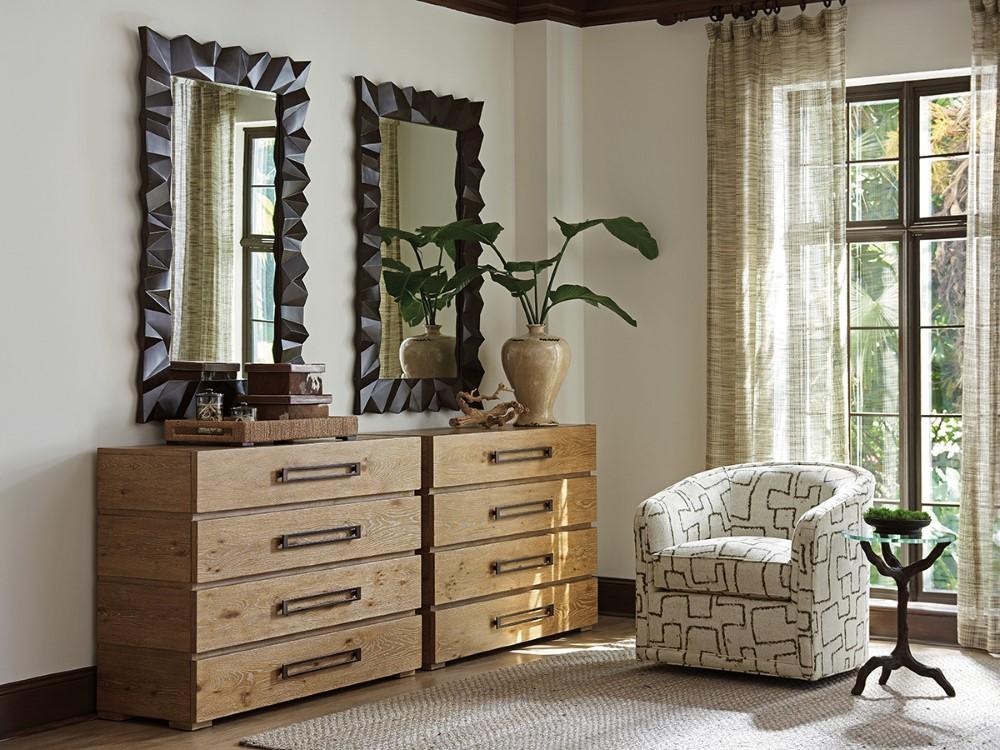 Tommy Bahama Home - Los Altos Carlisle Rectangular Mirror - 566-206 veiw 2