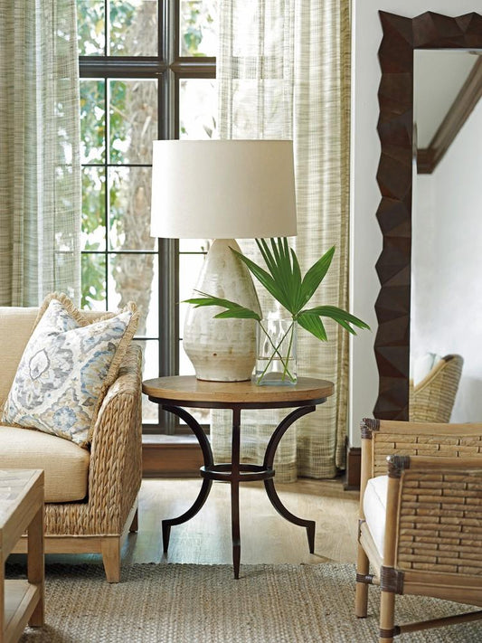 Tommy Bahama Home - Los Altos Flemming Round End Table - 566-950 veiw 2