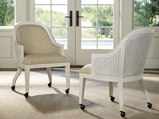 Tommy Bahama Home - Ocean Breeze Bayview Arm Chair With Casters, Caribbean Sands - 570-887-01 veiw 2