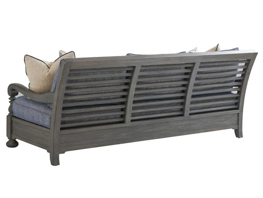 Tommy Bahama Home - Ocean Breeze Bluffton Sofa, Seaguil Gray - 1858-33-40 veiw 2
