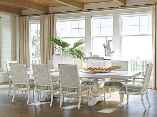 Tommy Bahama Home - Ocean Breeze Captiva Rectangular Dining Table, Caribbean Sands - 570-877C veiw 2