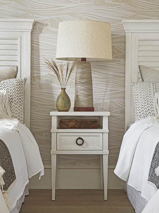 Tommy Bahama Home - Ocean Breeze Collier Night Table, Caribbean Sands - 570-622 veiw 2