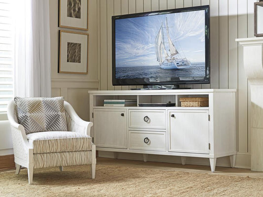 Tommy Bahama Home - Ocean Breeze Dockside Media Console, Caribbean Sands - 570-907 veiw 2