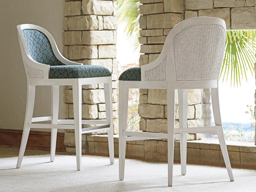 Tommy Bahama Home - Ocean Breeze Lantana Bar Stool, Caribbean Sands - 570-896-40 veiw 3