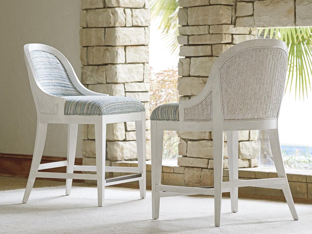 Tommy Bahama Home - Ocean Breeze Lantana Counter Stool, Caribbean Sands - 570-895-40 veiw 3