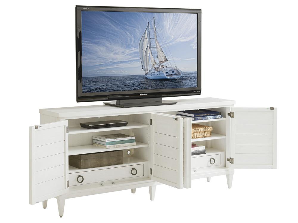 Tommy Bahama Home - Ocean Breeze Lantern Bay Media Console, Caribbean Sands - 570-908 veiw 3