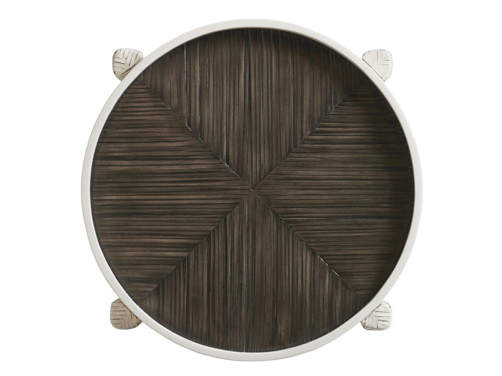 Tommy Bahama Home - Ocean Breeze Neptune Round End Table, Caribbean Sands - 570-957 veiw 3