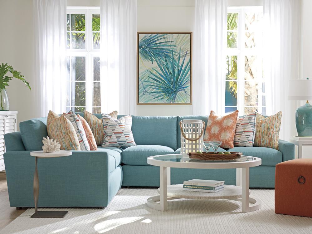 Tommy Bahama Home - Ocean Breeze Rockville Round Martini Table, Caribbean Sands - 570-951 veiw 3