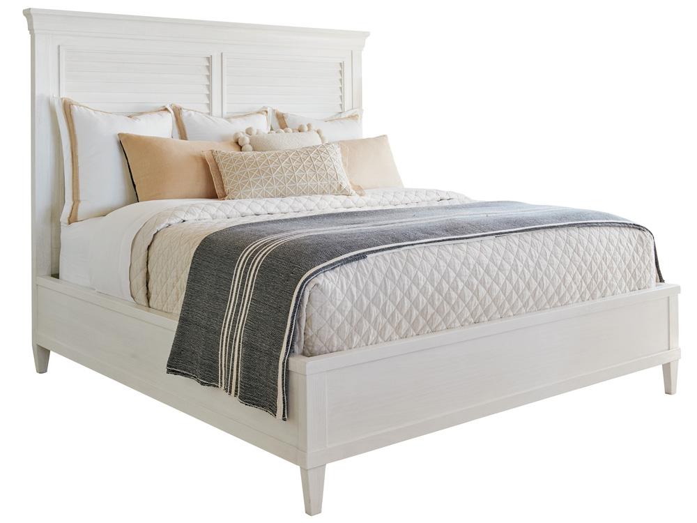 Tommy Bahama Home - Ocean Breeze Royal Palm Louvered Bed 5/0 Queen, Caribbean Sands - 570-143C veiw 1