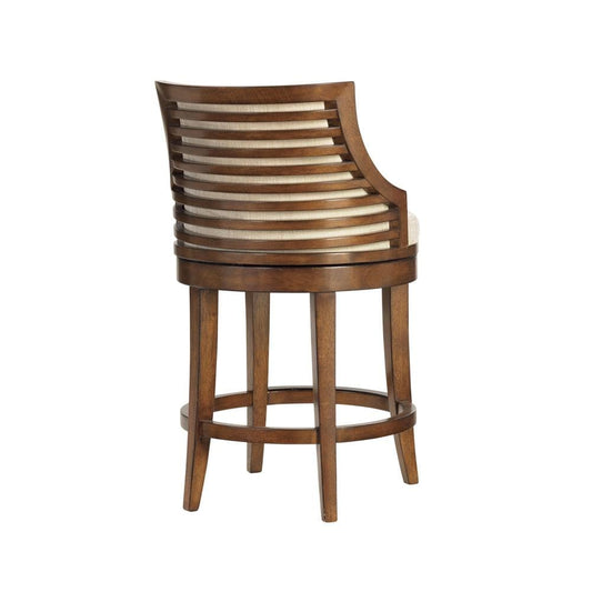 Tommy Bahama Home - Ocean Club Cabana Swivel Counter Stool - 536-815-01 veiw 2