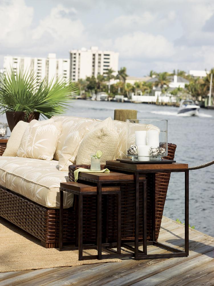 Tommy Bahama Home - Ocean Club Ocean Reef Nesting Tables - 536-942 veiw 4