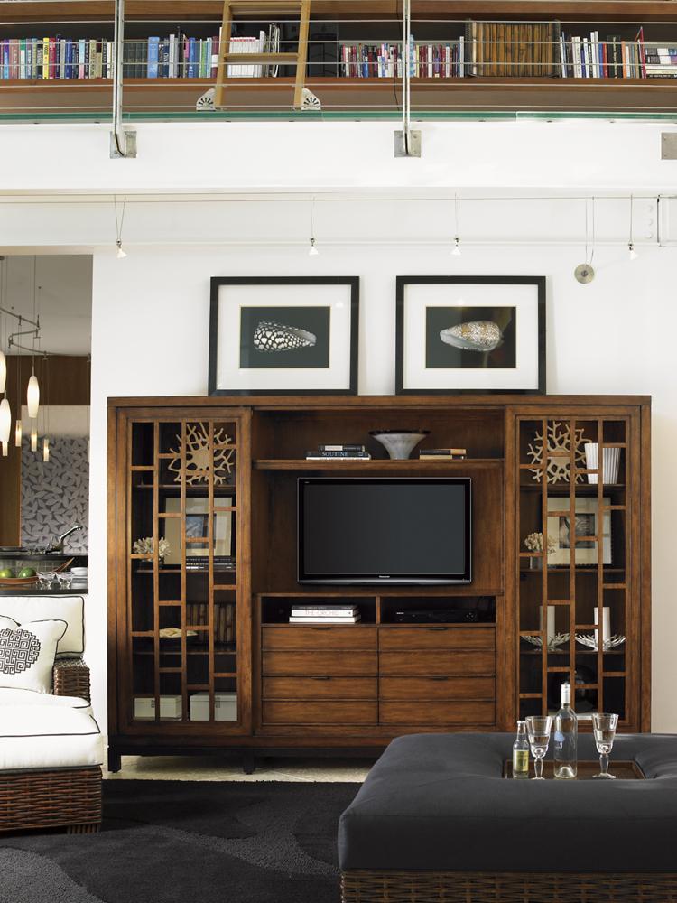 Tommy Bahama Home - Ocean Club Point Break Entertainment Chest - 536-912C veiw 5