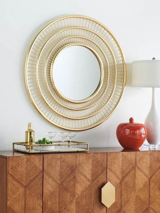 Tommy Bahama Home - Palm Desert Ambrose Round Mirror, Sonoran - 575-201 veiw 2